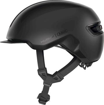 Fietshelm ABUS HUD-Y velvet black L - 57-61 cm - zwart -, Fietsen en Brommers, Ophalen of Verzenden, Zo goed als nieuw, Abus