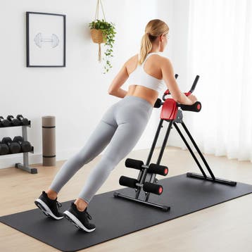 Buiktrainer - zwart / rood, Sport en Fitness, Verzenden, Nieuw