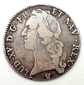 Frankrijk. Louis XV (1715-1774). Ecu 1767-I, Limoges (Zonder, Postzegels en Munten, Munten | Europa | Niet-Euromunten