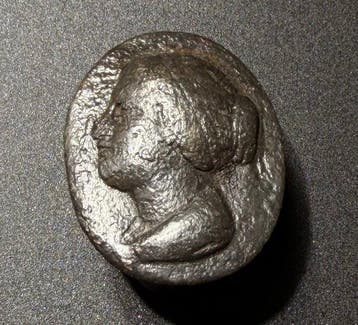 Oude Egypte, Ptolemeïsch Brons Zeldzame plaat met een