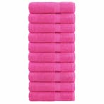 vidaXL Handdoeken SOLUND 10 st 600 g/m² 50x100 cm roze, Verzenden, Nieuw, Roze