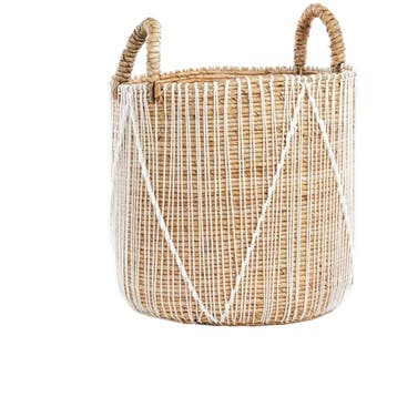 Bazar Bizar De Rechtgestikte Macramé Mand - M - Ongebruikt, Ophalen of Verzenden, Zo goed als nieuw, Mand