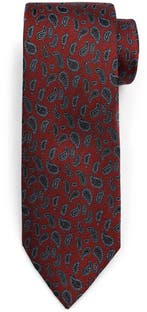 Suitable Stropdas Zijde Paisley Bordeaux maat one size Heren, Kleding | Heren, Stropdassen, Verzenden, Nieuw, Rood, Suitable