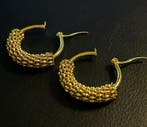 No-Fade Goud-Stijl Vintage Oorbellen met een Schubben Design, Overige materialen, Hangers, Nieuw, Ophalen of Verzenden