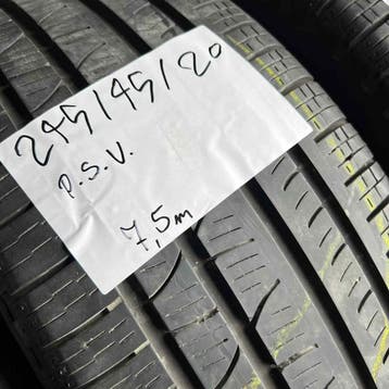 2 x Pirelli Scorpion Verde 245-45-20 Zomerbanden 7,5mm, Ophalen of Verzenden, Band(en), Personenwagen, 20 inch