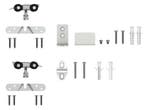 Tweede deurpakket wit voor Nova schuifdeursysteem – extra., Ophalen of Verzenden, Nieuw, Overige materialen, Schuif of Grendel
