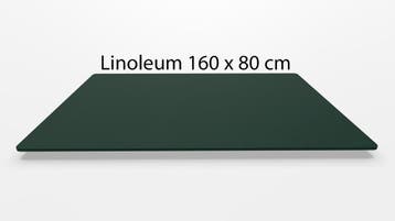 Linoleum blad, 160x80cm, Overige plaatsen, Ophalen of Verzenden, Nieuw in verpakking, Bureau