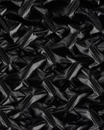 Gewatteerde Quilt Metallic Zwart, Nieuw, Zwart