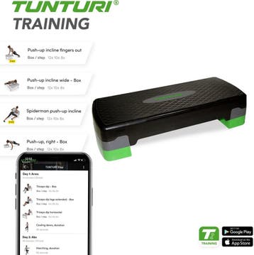 Tunturi Aerobic Step Easy - Fitness step - Verstelbaar -, Ophalen of Verzenden, Zo goed als nieuw