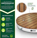 Tillvex® Tuindouche met voetpedaal - Buitendouche - Ø70cm -, Doe-het-zelf en Verbouw, Sanitair, Verzenden, Zo goed als nieuw