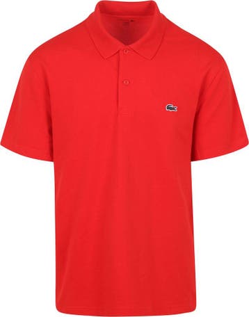 Lacoste Poloshirt Breathable Rood maat 3XL Heren, Kleding | Heren, Polo's, Verzenden, Lacoste, Nieuw, Overige maten