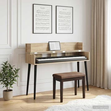 vidaXL studiobureau Sonoma Eiken 152 x 40 x 19,5 cm Bewerkt, Verzenden, Nieuw