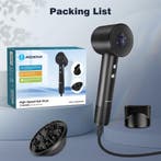 Fohn - Haardroger - Föhn met diffuser - 1600W - Zwart - Aigo, Verzenden, Zo goed als nieuw