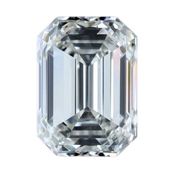 1 pcs Diamant (Natuurlijk) - 1.22 ct - Smaragd - G - VVS1 -, Nieuw