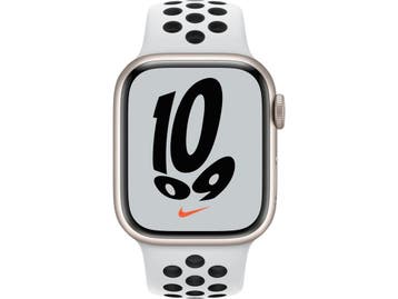 Apple Watch Series 7 - Smartwatch - Zuurstofmeting ECG - Wit, Verzenden, Zo goed als nieuw, Apple