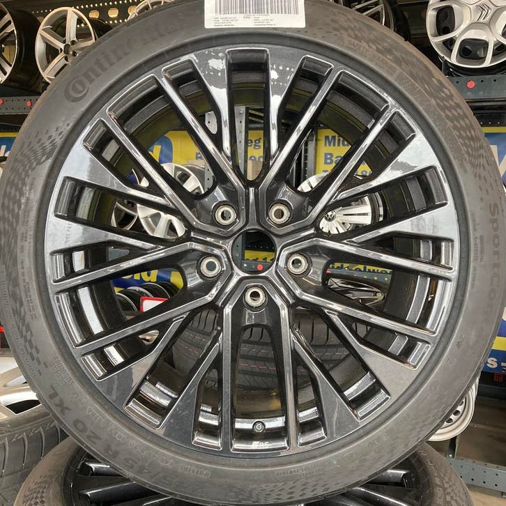 Audi E-Tron GT RS 20 inch originele velgenset  Continental, Auto-onderdelen, Banden en Velgen, Banden en Velgen, Nieuw, 20 inch