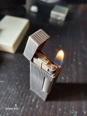 Dunhill - Rollagas - Aansteker - Verzilverd, Nieuw