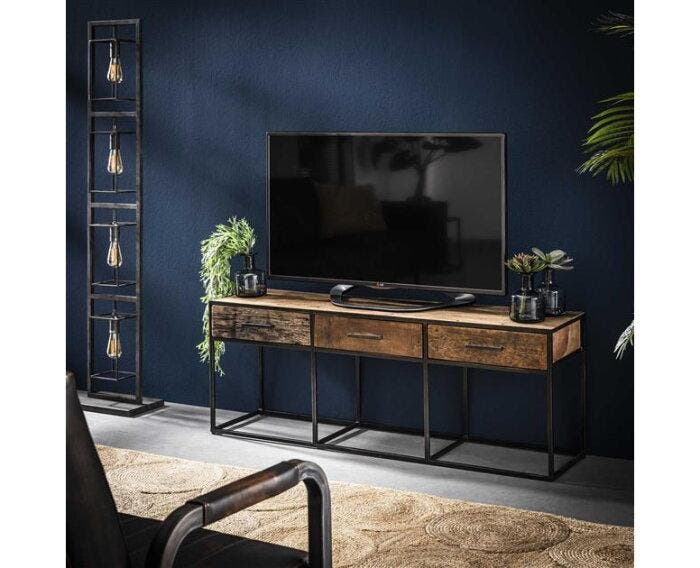 TV-meubel Float 120 cm 3 laden, Huis en Inrichting, Kasten | Televisiemeubels, Nieuw, Ophalen of Verzenden