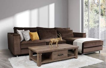Loungebank Indijk - loungebanken, Nieuw, 150 cm of meer, Stof, 250 tot 300 cm