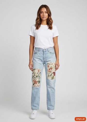 Vintage Jeans Dames maat WW32 / L30 Lichtblauw Vintage, Kleding | Dames, Ophalen of Verzenden, Nieuw