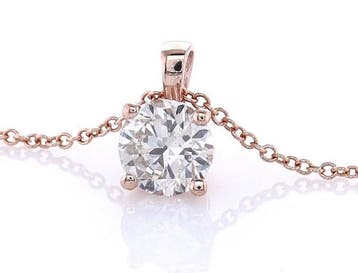 Zonder minimumprijs - Ketting met hanger - 14 karaat
