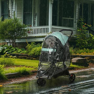TRUUSK 2-in-1 Hondenwagen en Kattenbuggy - Inklapbaar met Re, Verzenden, Nieuw