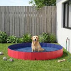 vidaXL Honden zwembad Rood Ø300 x 38 cm Dik PVC, Verzenden, Nieuw