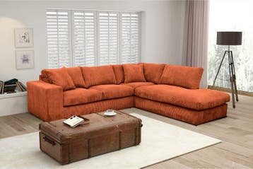 Hoekbank Lelystad - hoekbanken - Cognac, Huis en Inrichting, Banken | Bankstellen, Nieuw, Stof