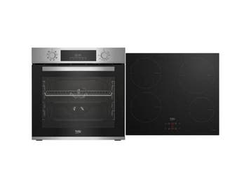 Inbouw Ovenset Beko BBSM12340X, Verzenden, Zo goed als nieuw