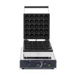 HCB Wafelijzer - fishball - 25st - 230V - RVS, Zakelijke goederen, Horeca | Keukenapparatuur, Verzenden, Nieuw in verpakking, Fornuis, Frituur en Grillen