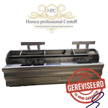 Perfecta hoog rendement bakwand friteuse 2x 2  mands 1x 3 ma, Zakelijke goederen, Ophalen of Verzenden, Gebruikt