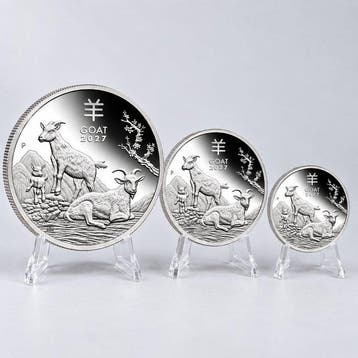 Australië. 50 Cents, 1, 2 Dollars 2027 – Lunar Series III: