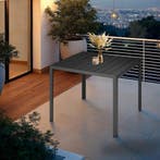 Aluminium tuintafel Maren met in hoogte verstelbare poten 90, Verzenden, Nieuw