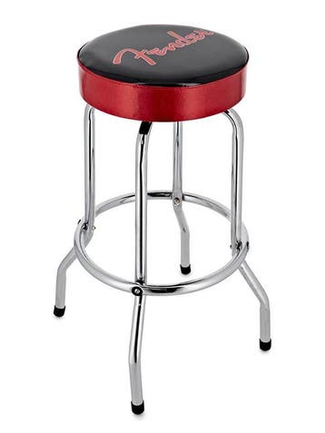 Fender Barkruk red sparkle logo 30 inch, Verzenden, Nieuw