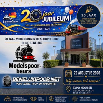 Modelspoorbeurs 22 augustus 2026 in Expo Houten, Verzenden, Gelijkstroom of Wisselstroom, Trix, Overige typen