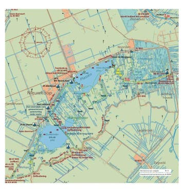 Kaartkussen Nieuwkoopse Plassen, Ophalen of Verzenden, Nieuw