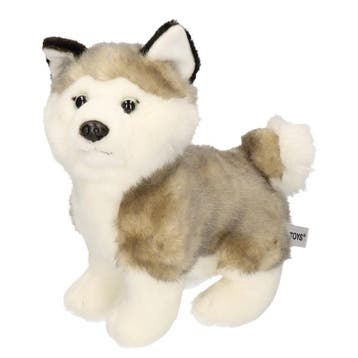 Pluche Husky hond knuffel - pluche - 24 cm, Verzenden, Nieuw