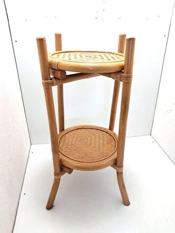 Plantentafel - Rattan - Plantenzuil