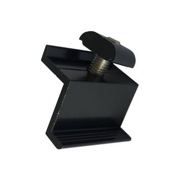 33x Eindklem Zwart 30mm met schroef voor platdak, Doe-het-zelf en Verbouw, Ophalen, Nieuw