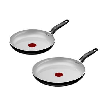 Tefal Fresh Kitchen keramische koekenpannenset - 2-delig | Ø, Huis en Inrichting, Verzenden, Nieuw