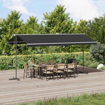 vidaXL Luifel vrijstaand 500x300 cm antraciet, Verzenden, Nieuw