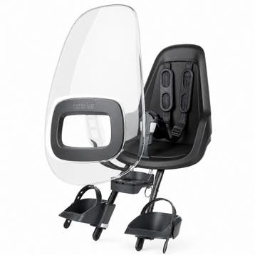 Bobike Mini One Urban Black Voorstoeltje met Ahead Montagebl, Verzenden, Nieuw