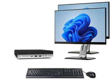 ACTIE: HP EliteDesk 800 G4 Mini i7 8e Gen incl. 2 Monitoren, Ophalen of Verzenden, Nieuw