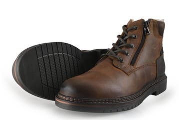 Nelson Veterboots in maat 43 Cognac, Overige kleuren, Verzenden, Boots, Zo goed als nieuw