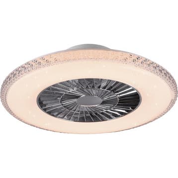 LED Plafondlamp met Ventilator - Plafondventilator - Trion, Ophalen of Verzenden, Nieuw, Kunststof