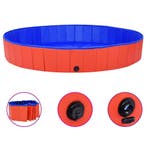 vidaXL Hondenzwembad inklapbaar 200x30 cm PVC rood, Dieren en Toebehoren, Verzenden, Nieuw