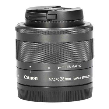 Canon EF-M 28mm f/3.5 Macro IS STM met garantie, Audio, Tv en Foto, Fotografie | Lenzen en Objectieven, Ophalen of Verzenden, Gebruikt