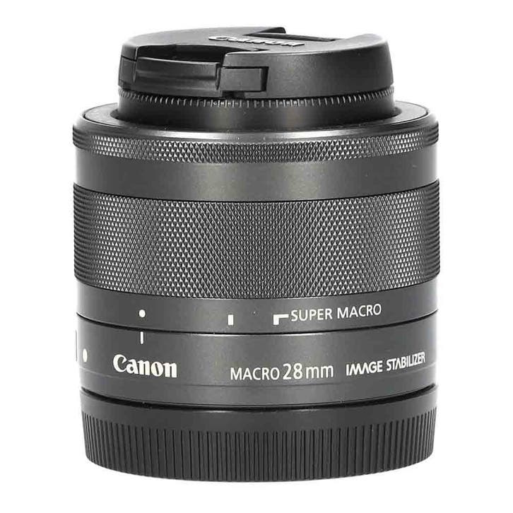 Canon EF-M 28mm f/3.5 Macro IS STM met garantie, Audio, Tv en Foto, Fotografie | Lenzen en Objectieven, Gebruikt, Ophalen of Verzenden