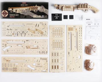 Robotime Terminator M870 Shotgun 3D puzzel Knutselen, Verzenden, Nieuw