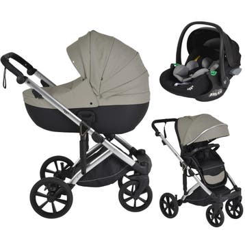 Cangaroo Eggo Pigeon Grey 3-in-1 Kinderwagen incl. Autostoel, Verzenden, Nieuw